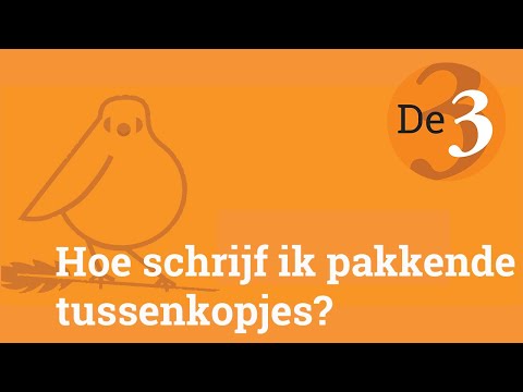 Video: Waarom schrijf je tussenkopjes?