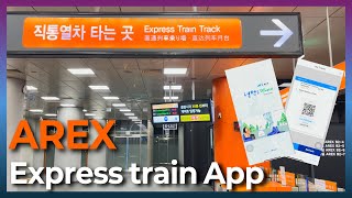 How to use the Airport Express Train App 'Arex' (Eng Ver.) screenshot 4