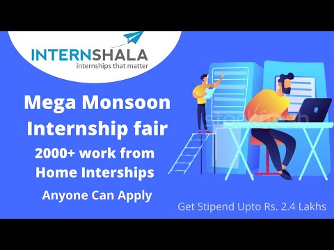 INTERNSHALA-Free Internship For Everyone |Mega Monsoon Internship 2020|Stipend Included