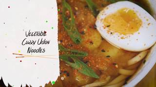 Japanese Vegetable Curry Udon Noodles