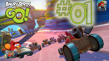 Angry Birds Go! Gameplay Walkthrough Part 1 - Red onSeedway (iOS, Android)