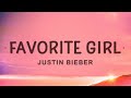 Capture de la vidéo Justin Bieber - Favorite Girl (Lyrics)