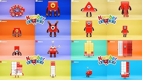 NUMBERBLOCKS Superparison Part 20 | 3D Blender Lab