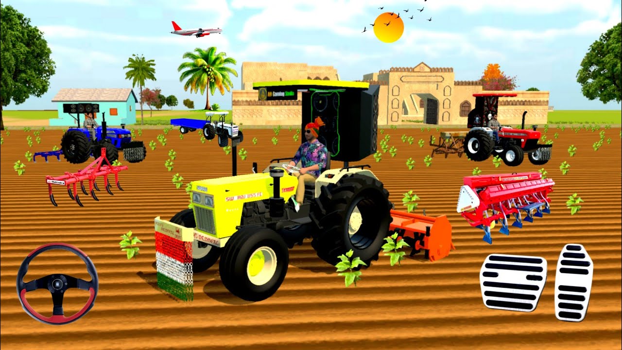 5TRACTOR 🚜 FARMATRAC 🚜SWRAJ SONALIKA 🚜MAHINDRA 🚜POWERTRAC 🚜#viral 