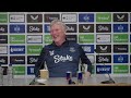 EVERTON v ASTON VILLA | David Moyes' Premier League press conference