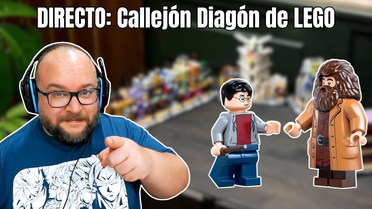 DIRECTO montando LEGO Callejón Diagón 1 | Harry Potter