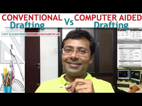 CONVENTIONAL DRAFTING VS. COMPUTER AIDED DRAFTING |  ADVANTAGES OF CAD