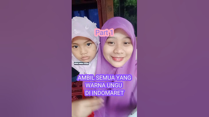 BELI SEMUA WARNA UNGU DI INDOMARET