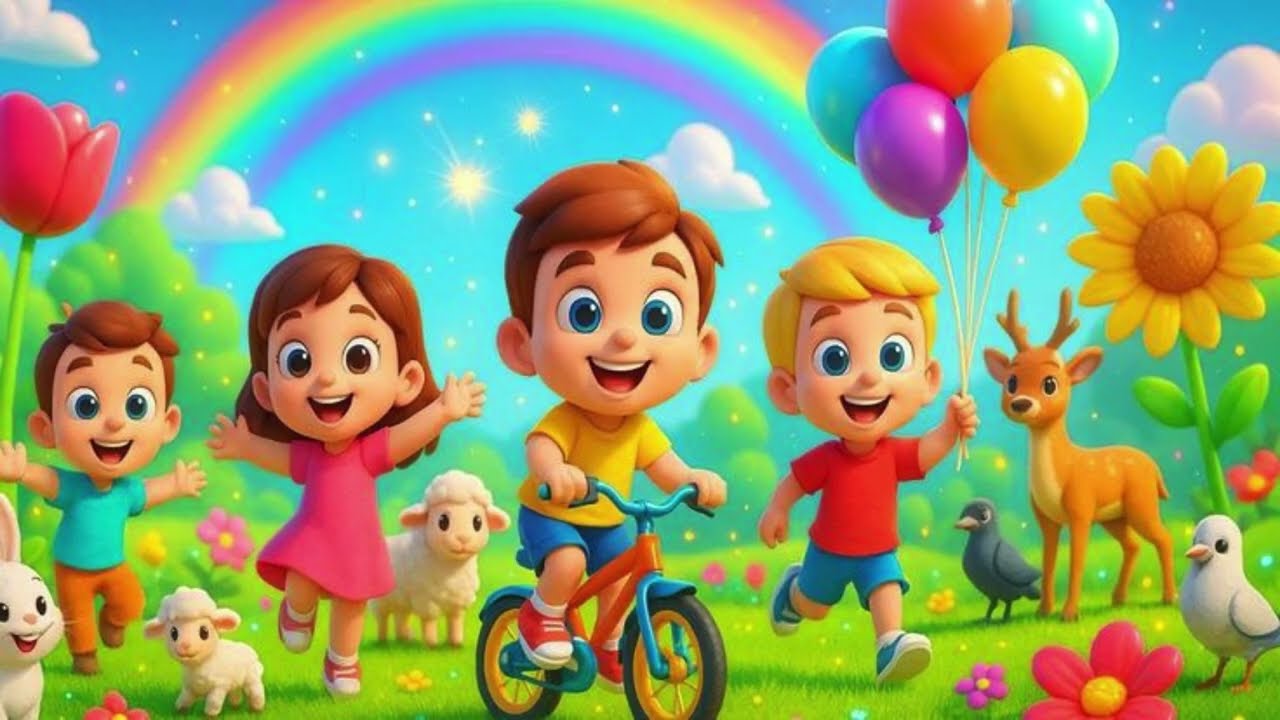 A to E Alphabet for Kids 👶📚 | ABC Learning Animation (Part 1)