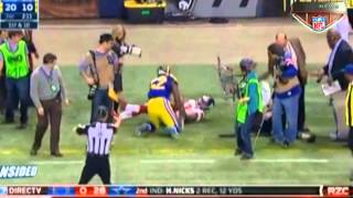 Giants-Rams Brawl After Late Hit on Odell Beckham Jr 2014