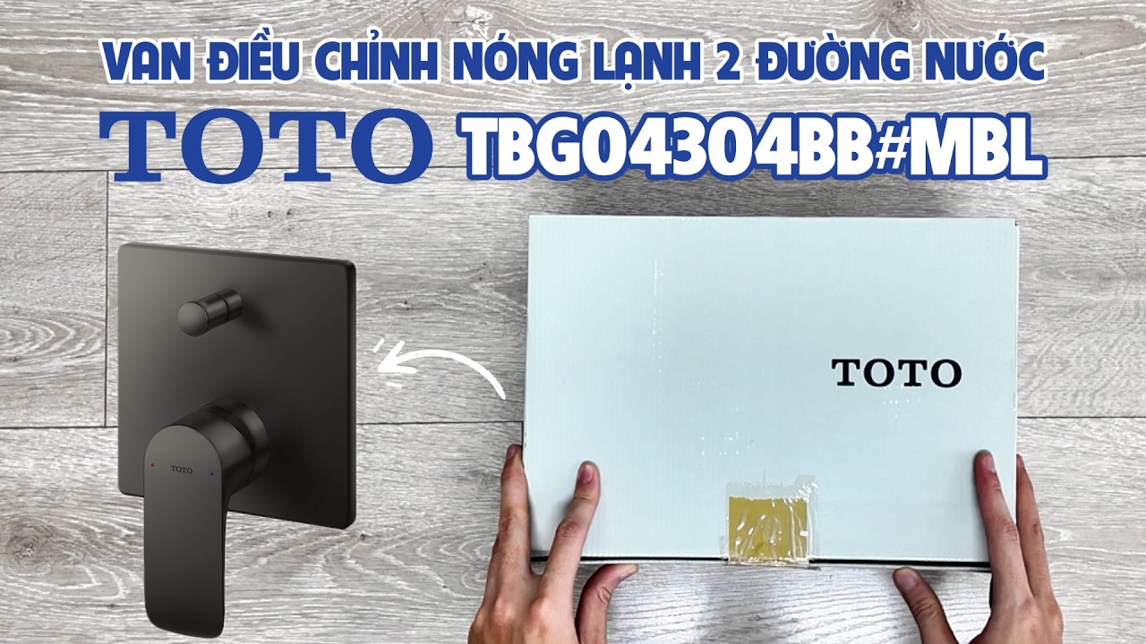 Van gật gù điều chỉnh nóng lạnh TOTO TBG04304BA kèm nút chuyển hướng