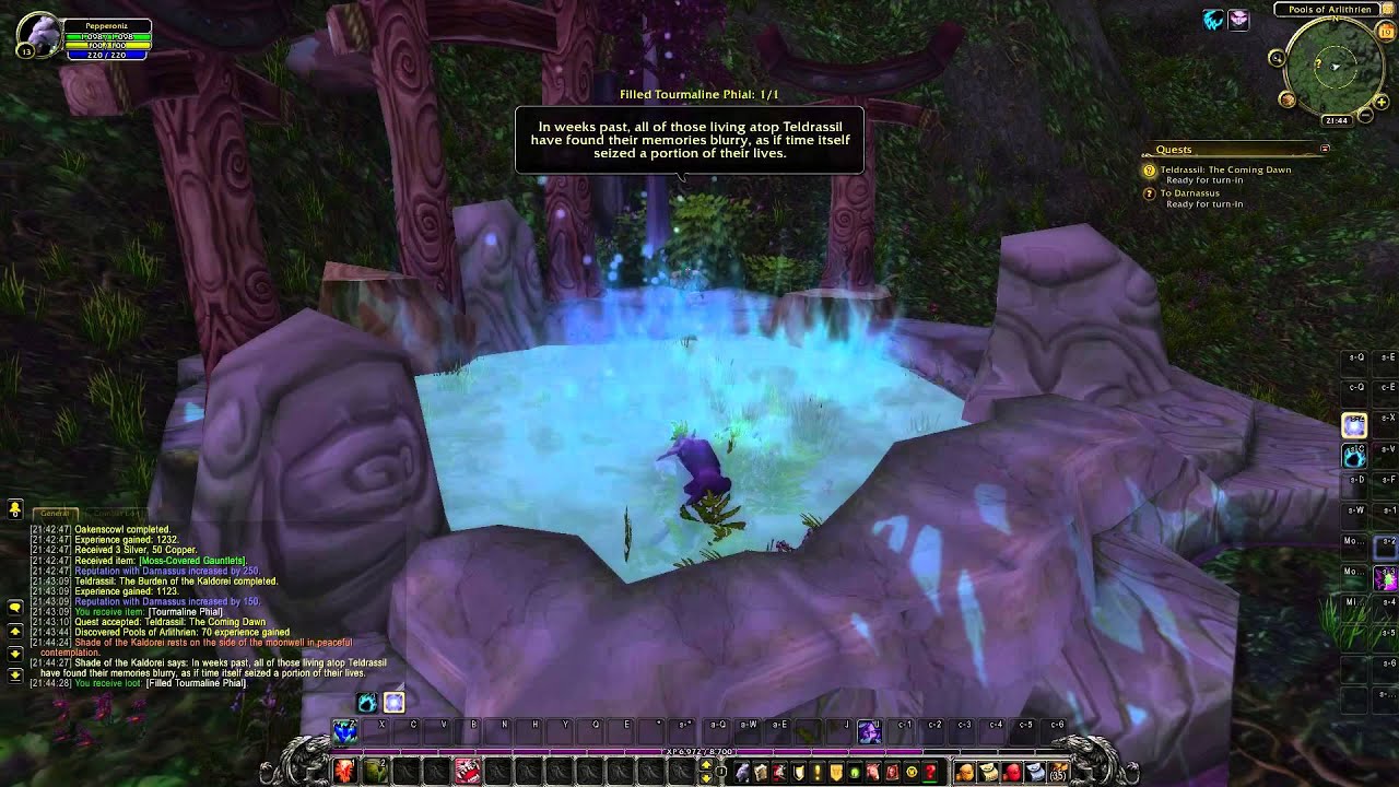 Where to fill Tourmaline Phial World of Warcraft YouTube