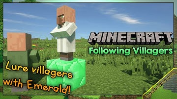Villagers Follow Emeralds Mod 1.16.5 & How To Download and Install for Minecraft