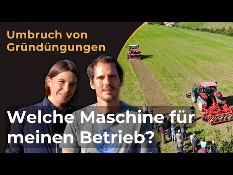 Umbruch von Gründüngungen