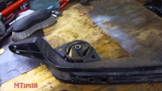 1996 Nissan Altima Lower Motor Mount Replacement (Front and Rear)
