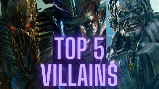 MY TOP 5 TF VILLAINS in BAYVERSE | My Opinion