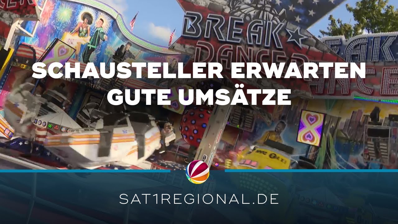 Jahrmarkt in Flensburg: Schausteller rechnen mit guten Umsätzen