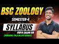 BSc Zoology Semester 4 Full Syllabus | All Universities of Bihar | By Vidya Sir