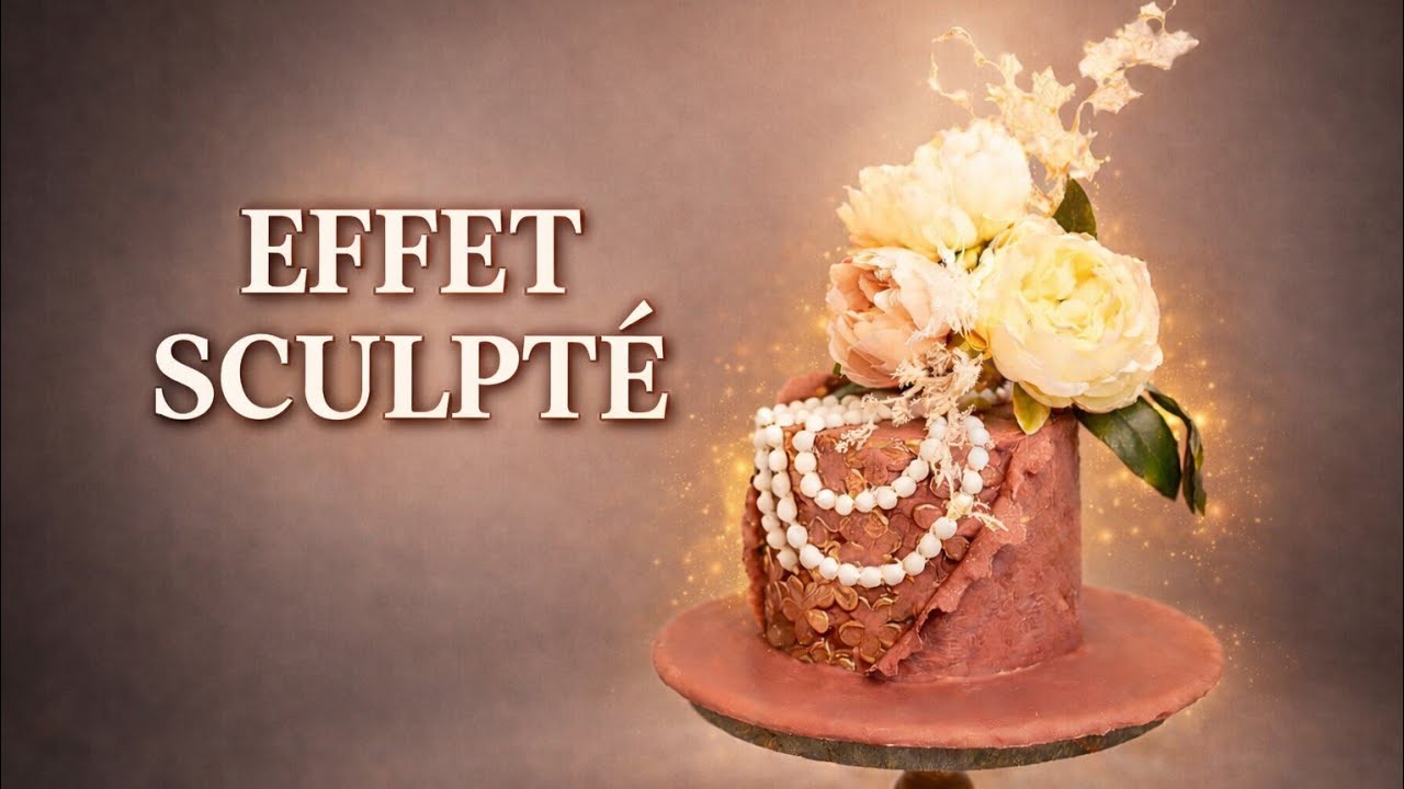 Texture Sculptée Pâte à Sucre | Tutoriel