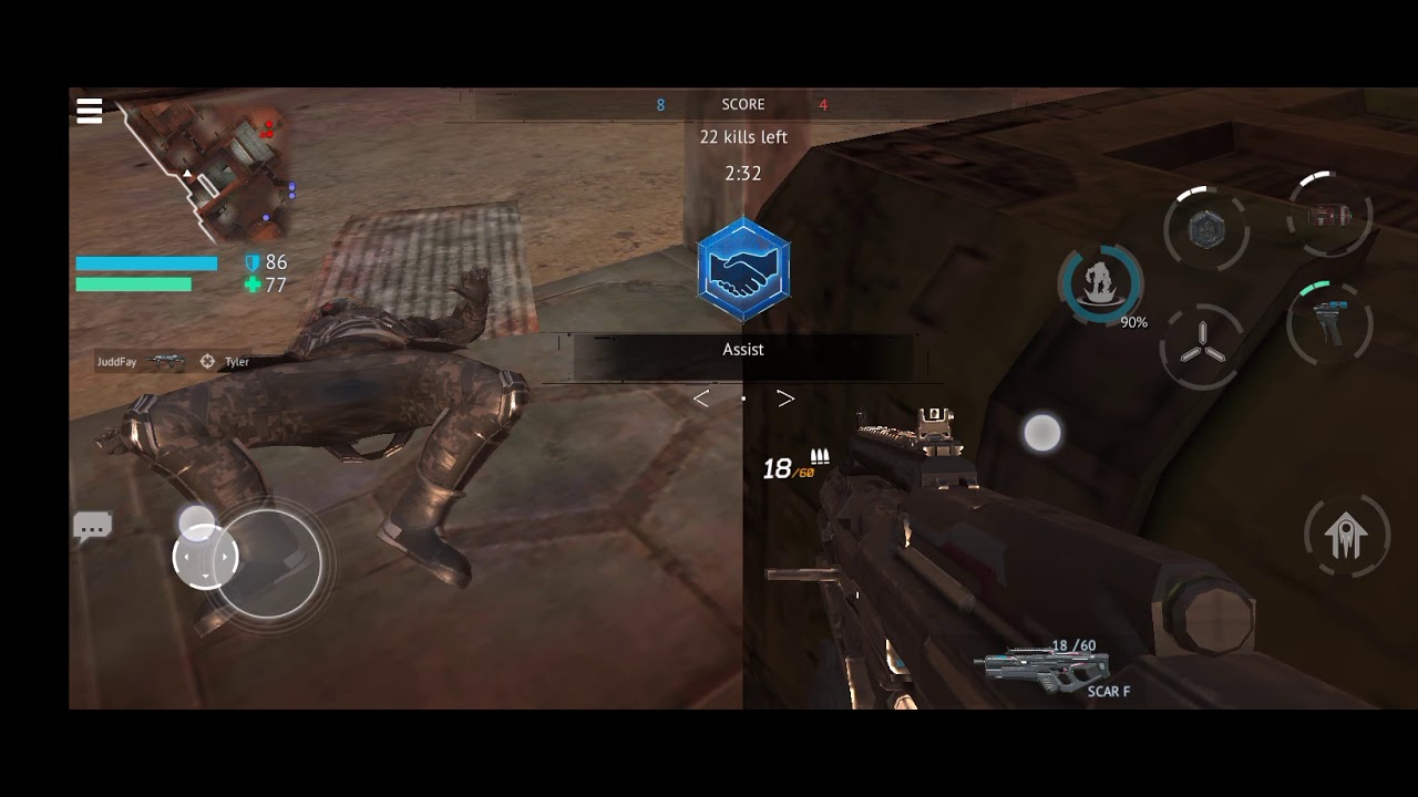 infinity ops cyberpunk shooting gameplay