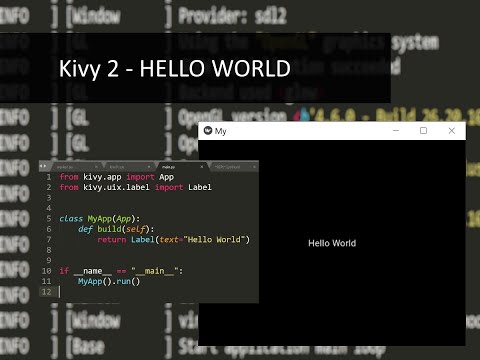 Kivy 2.0 - Hello World app
