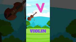 English Alphabets || V for Violin #shorts #shortvideo #viral #trending #subscribe #ytshorts