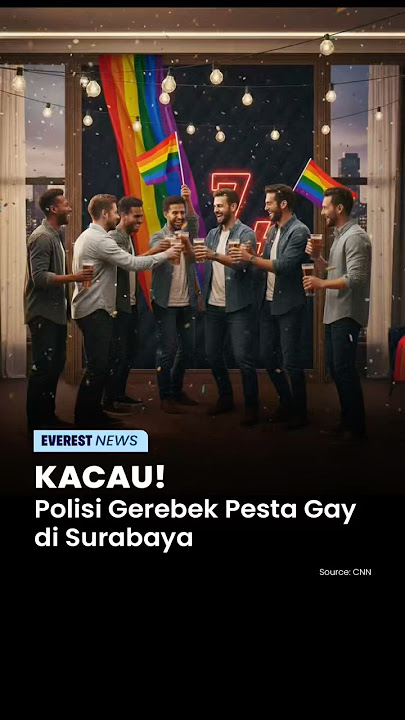 KACAU! Polisi Gerebek Pesta Gay di Surabaya #berita