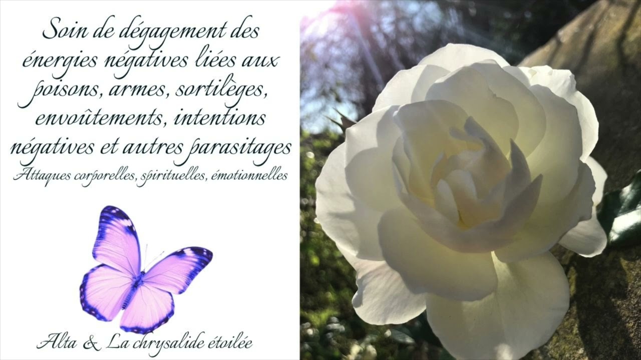 Soin de dégagement énergies & entités négatives Attaques corporelles, spirituelles, émotionnelles 🕊️