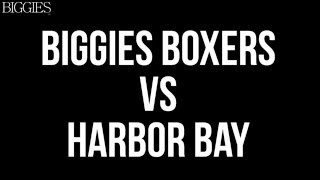 BIGGIES Boxers Underwear VS. Harbor Bay Underwear