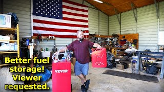 Better fuel storage options! Viewer requested! Vevor fuel caddy #739