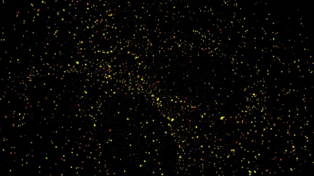 Gold particles Background - Floating Particles video background / Gold Dust Particles