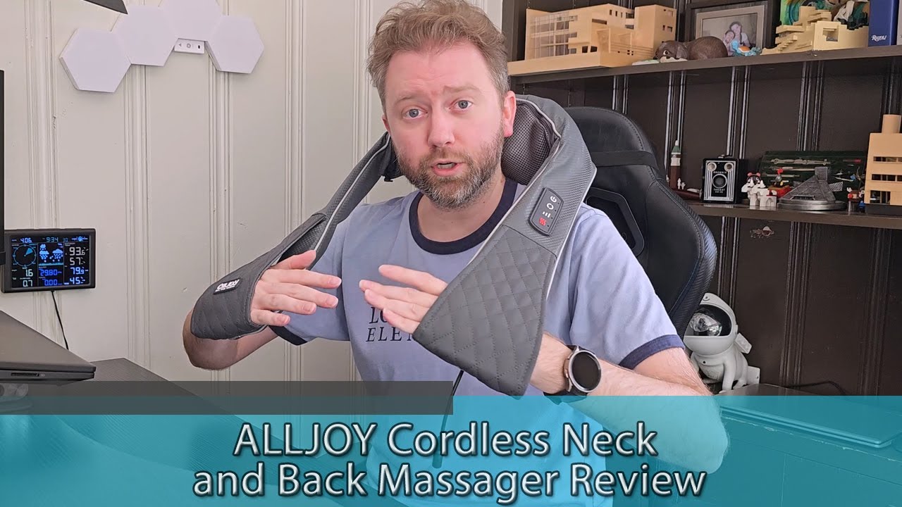 ALLJOY Cordless Rechargeable Battery Neck and Back Massager Review 