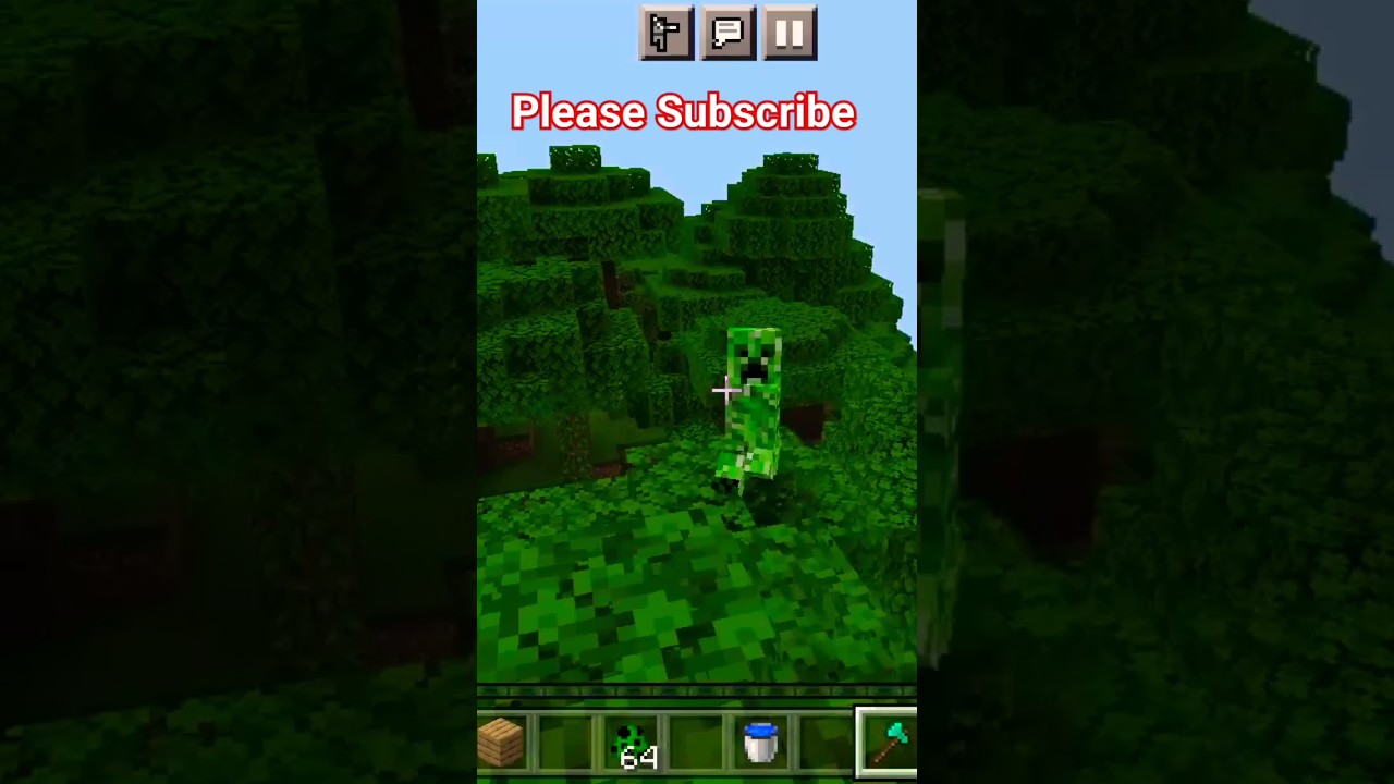 Creeper Vs Me Diamond axe 🪓 #shorts #minecraft #creeper - YouTube