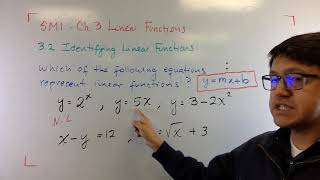 SM1 - Ch.3 - 3.2 Linear Functions 02A