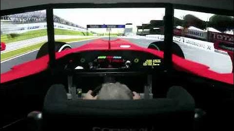 Motion Simulator - Eyefinity Triple Screen - Suzuka - rFactor.avi