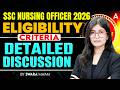 SSC Nursing Officer 2026 Eligibility & Details