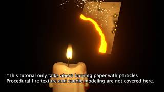 [Tut] Burning Paper with Particles - Blender Geometry Nodes 3.0 Field; Nodevember 2021
