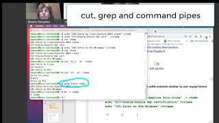 week5 FA21 LINUX cut grep echo | pipes 15min