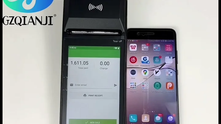 GZPDA19  loyverse app Ocra scan NFC POS PDA Printer 58mm