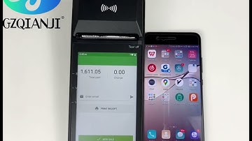 GZPDA19  loyverse app Ocra scan NFC POS PDA Printer 58mm