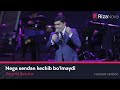 Xurshid rasulov  nega sendan kechib bolmaydi live 2021