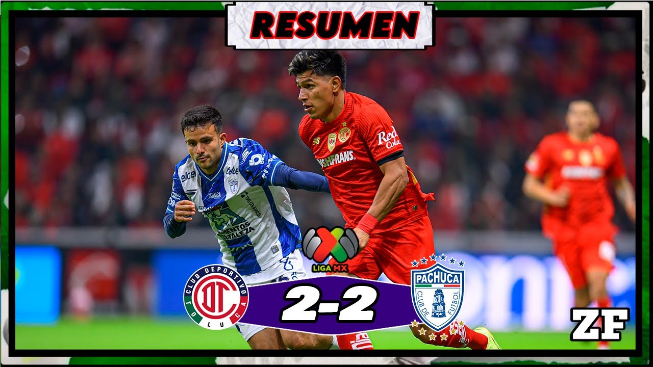 ASI FUE EL EMPATE DE TOLUCA VS PACHUCA ⚽ LIGA MX JORNADA 15 APERTURA ...