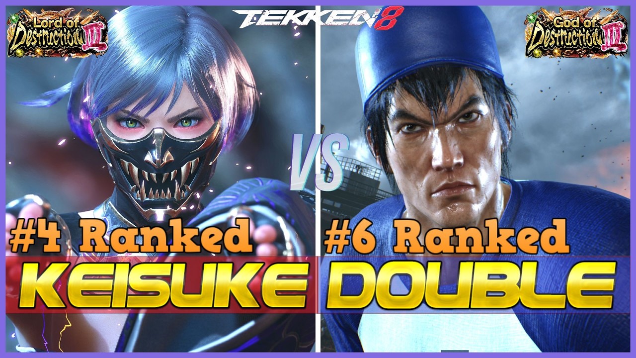 T8 ▰ KEISUKE (#4 Ranked Reina) Vs DOUBLE (#6 Ranked Law) ▰ Tekken 8 High Level Gameplay