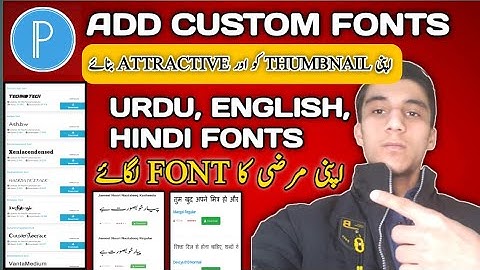 How to Add Custom Fonts in Pixellab to Create a Professional Thumbnail for Your YouTube Videos