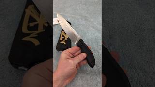 Wakakusa with Sculpted Black G-10 - M390 by Kiku Knives