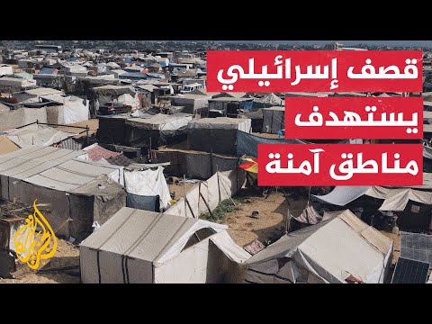 مراسل الجزيرة: آليات الاحتلال تطلق النار على المدنيين في منطقة المواصي