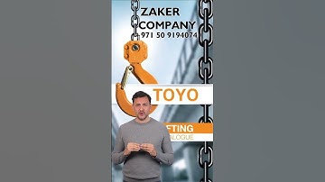Zaker Trading LLC. Supplier of Toyo chain block in the UAE