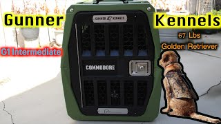 Gunner kennel g1 intermediate unboxing (67 lbs golden retriever)