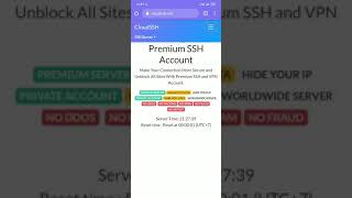 How to create ssl account on cloudssh website and use on http injector screenshot 5