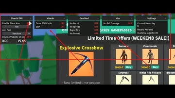 ROBLOX Strucid [BETA] Aimbot Shoot throw walls (Patched!!)